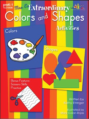 cover image of Mrs. E's Extraordinary Colors and Shapes Activities